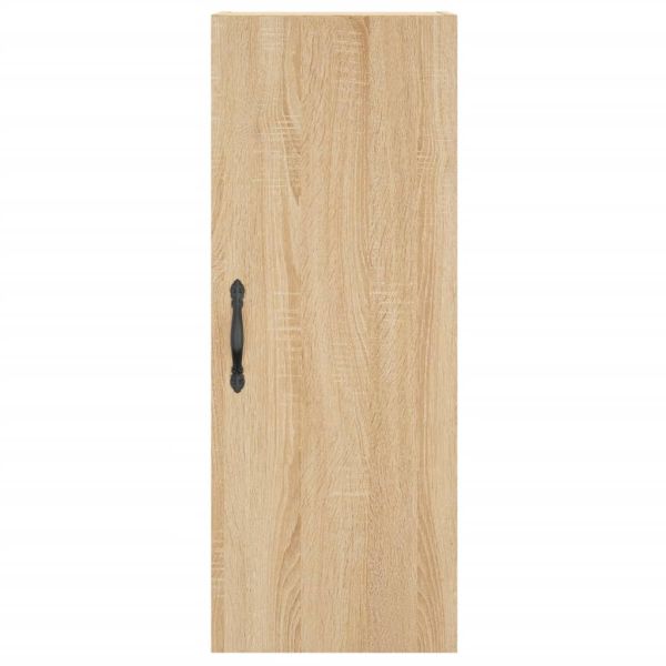 Висок шкаф, сонома дъб, 34,5x34x180 см, инженерно дърво