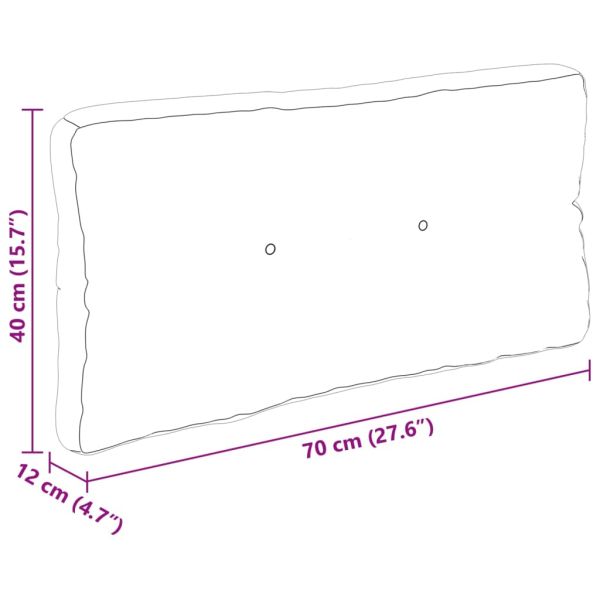 Палетни възглавници, 3 бр, сиви, текстил