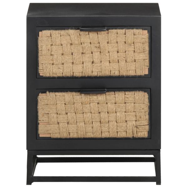 Нощно шкафче, 40x30x50 см, мангово дърво масив