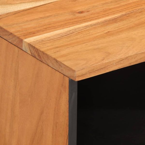 Нощни шкафчета, 2 бр, 40x34x46 см, акация масив