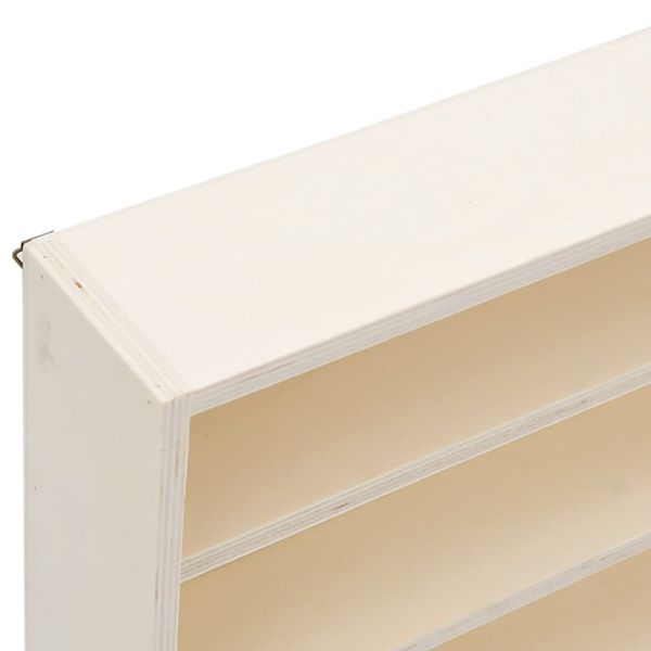 Дървена колекционерска витрина с 6 рафта 80x8,5x55 см