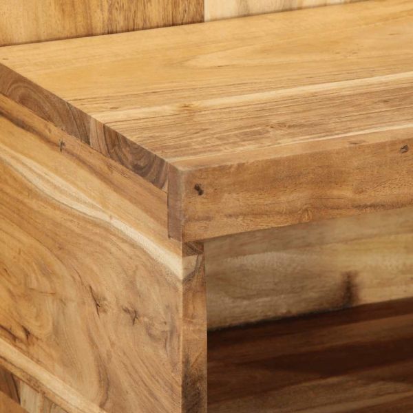 Нощно шкафче, 50x27x50 см, акация масив