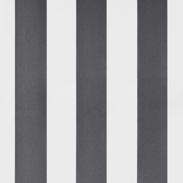 Автоматично прибираща се тента, антрацит и бял, 600x350 см