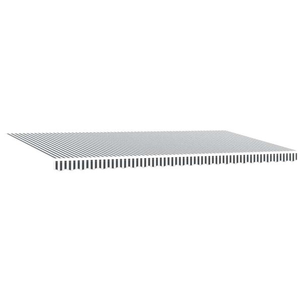 Автоматично прибираща се тента с LED антрацит и бял 600x300 см