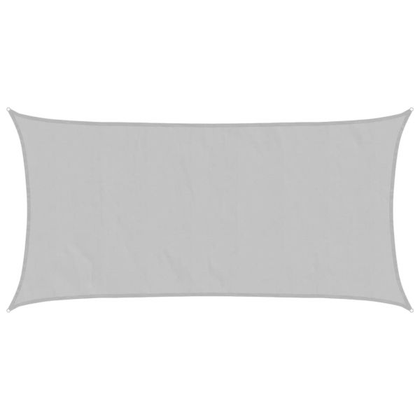 Слънцезащитно платно светлосиво 5x2,5 м 100% полиестер Оксфорд