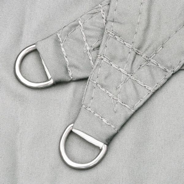 Слънцезащитно платно светлосиво 5x2,5 м 100% полиестер Оксфорд