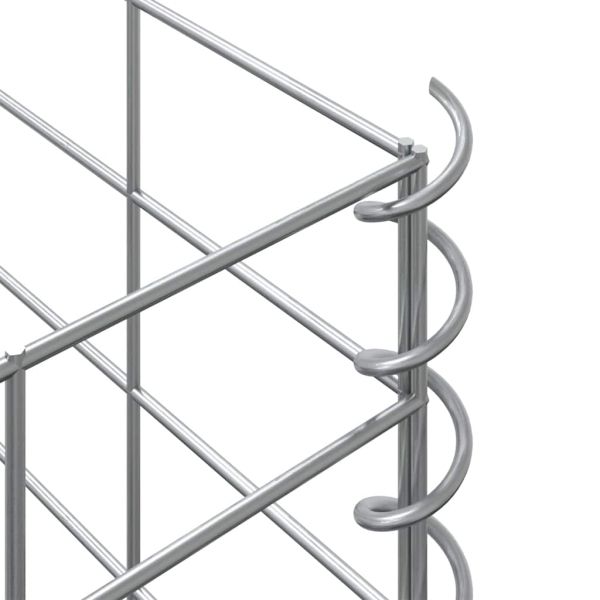 Габиони повдигнати лехи, 4 бр, 30x30x50/100/150/200 см, желязо