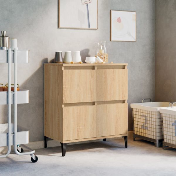 Сайдборд, дъб сонома, 60x35x70 см, инженерно дърво