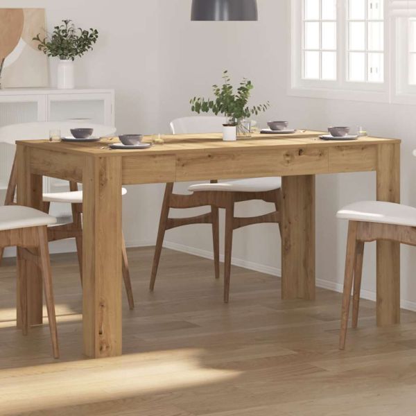 Трапезна маса Artisan Oak 140x74,5x76 cm Инженерна дървесина