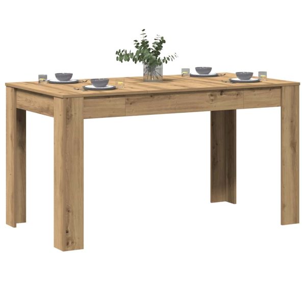 Трапезна маса Artisan Oak 140x74,5x76 cm Инженерна дървесина