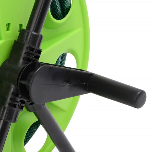 Макара за маркуч количка с 30 м зелен маркуч PVC