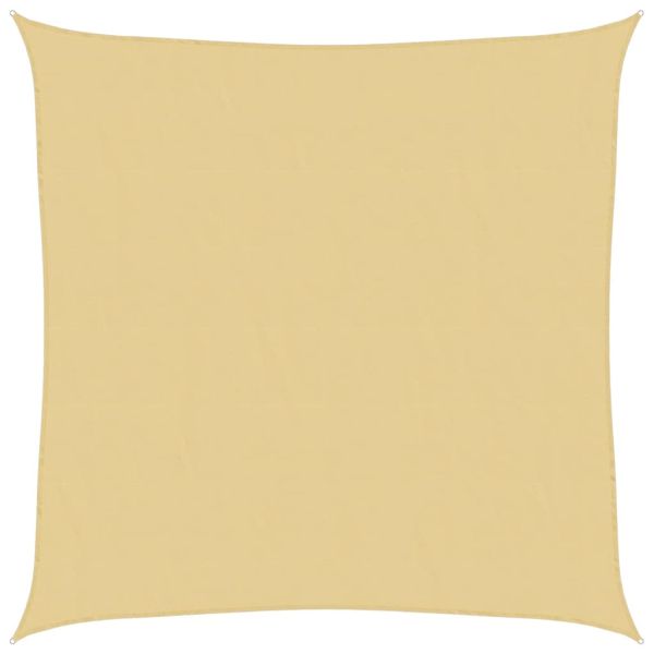 Слънцезащитно платно пясъчно 6x6 м 100% полиестер Оксфорд