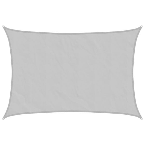 Слънцезащитно платно светлосиво 5x4 м 100% полиестер Оксфорд