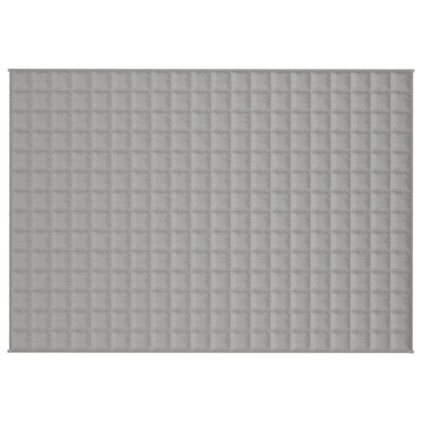 Утежнено одеяло сиво 135x200 см 10 кг плат