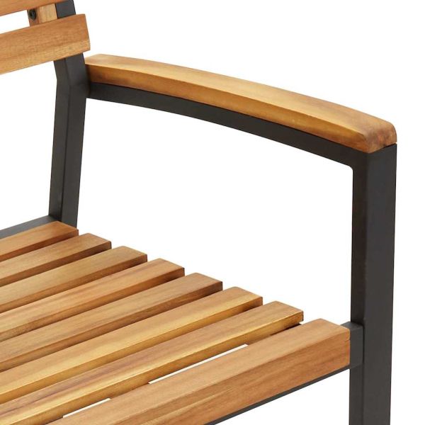 Комплект за хранене в градината 3 pcs Черно