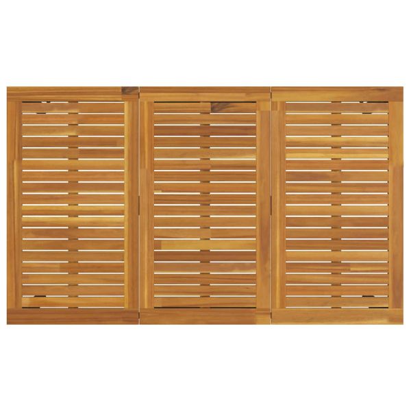 Комплект за хранене в градината 7 pcs Черно