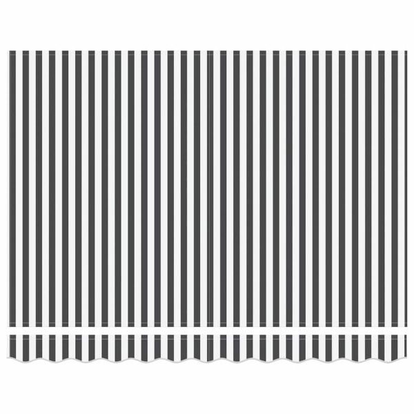 Рамка за сенник Антрацит и бяло 350 x 200 cm