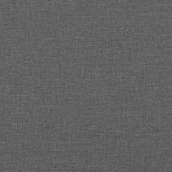 Легло с място за съхранение Тъмен сив 90 x 190 cm текстил