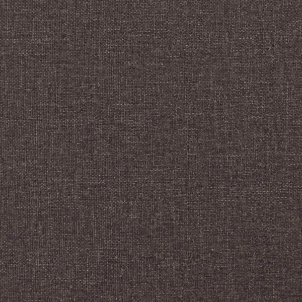 Легло с пружинирана основа Тъмен кафяв 120 x 190 cm текстил