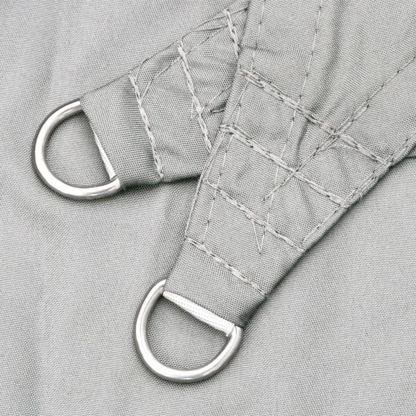 Слънцезащитно платно светлосиво 3,5x2,5м 100% полиестер Оксфорд