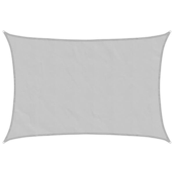 Слънцезащитно платно светлосиво 4x3 м 100% полиестер Оксфорд
