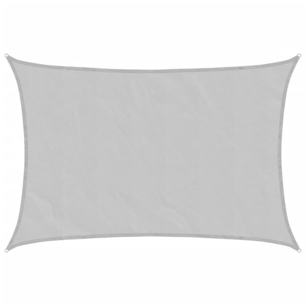 Слънцезащитно платно светлосиво 7x6 м 100% полиестер Оксфорд