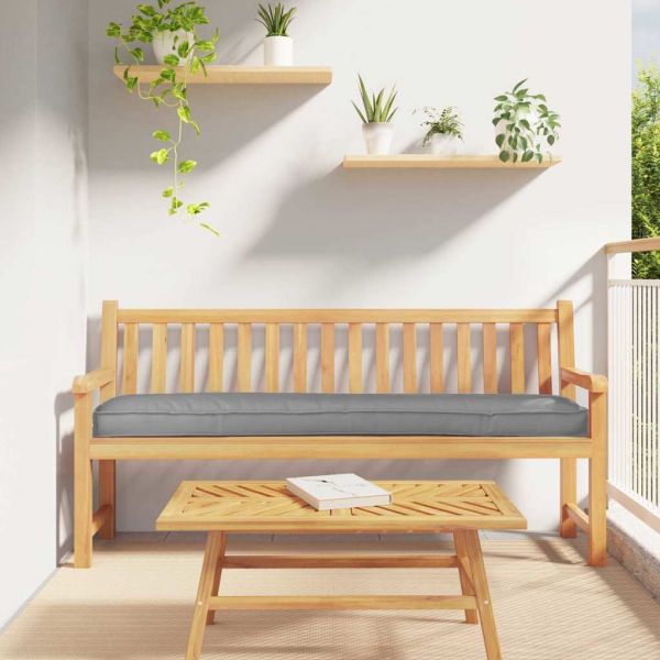 Възглавница за палети Сив 180 x 40 x 8 см Оксфордска тъкан