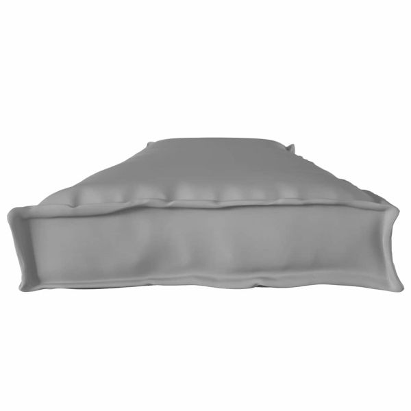Възглавница за палети Сив 180 x 40 x 8 см Оксфордска тъкан