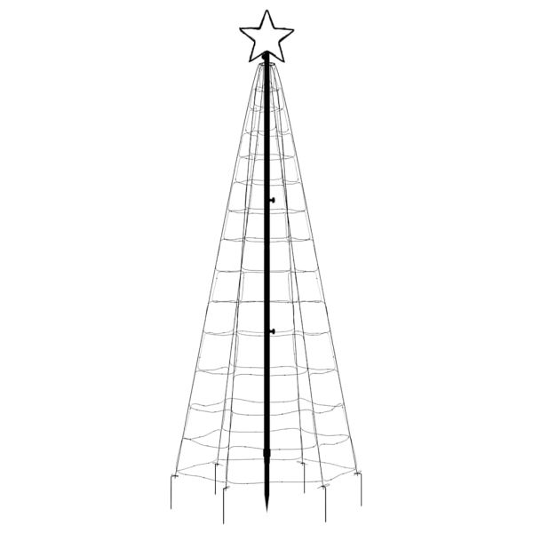 Коледна светеща елха с шипове 220 LED синя 180 см