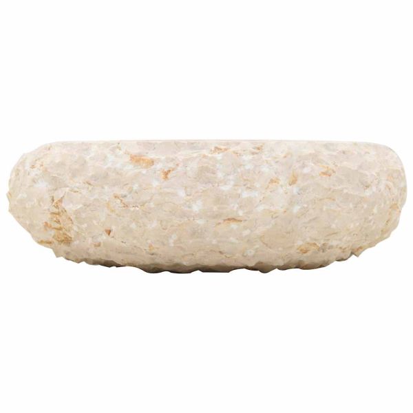 Мивка, 40x12 см, мрамор, кремава