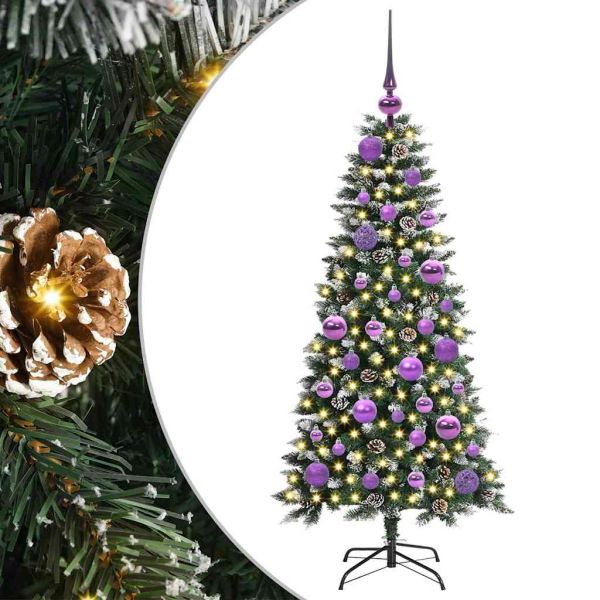 С изкуствено коледно дърво Зелено 120 cm
