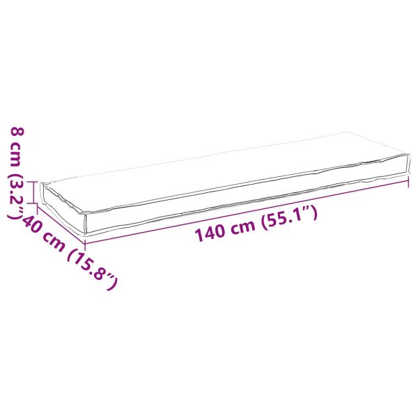 Възглавница Таупе 140 x 40 x 8 см Оксфордска тъкан