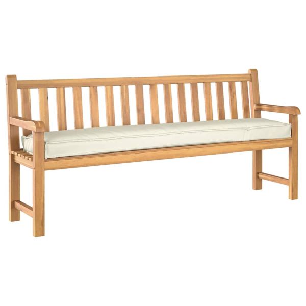 Възглавница за палети Крем 180 x 40 x 8 см Оксфордска тъкан