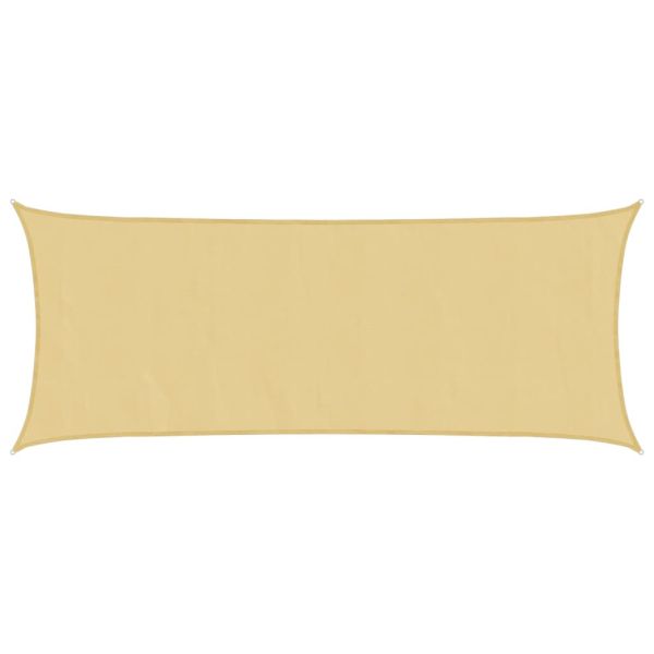 Слънцезащитно платно пясъчно 5x2 м 100% полиестер Оксфорд