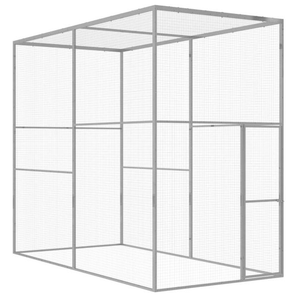 Клетка за котки 3x1,5x2,5 м поцинкована стомана