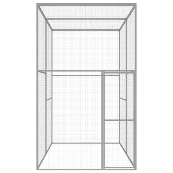Клетка за котки 3x1,5x2,5 м поцинкована стомана