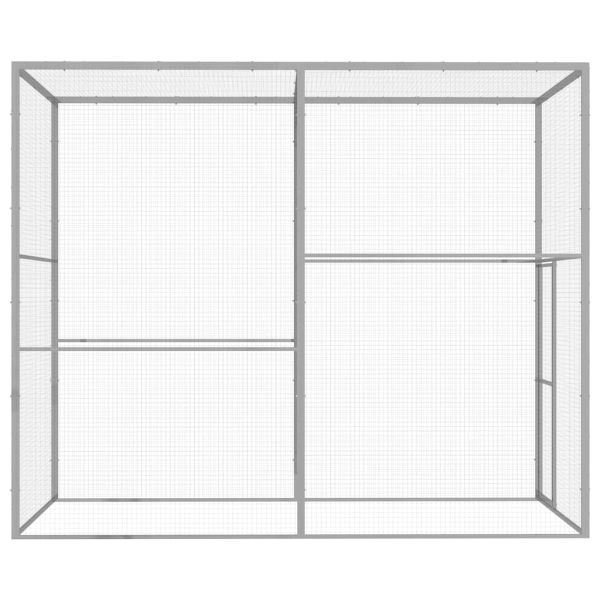 Клетка за котки 3x1,5x2,5 м поцинкована стомана