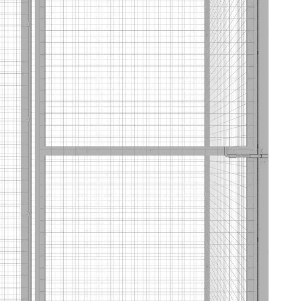 Клетка за котки 3x1,5x2,5 м поцинкована стомана
