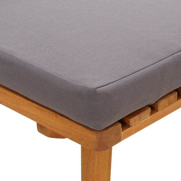 Градинско дневно легло, 200x65 см, акациево дърво масив