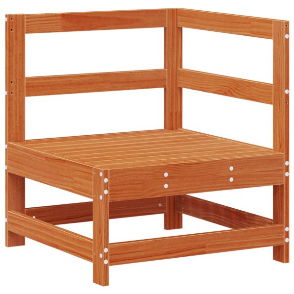 Комплект за почивка в градина 8 pcs Восъчен Кафяв