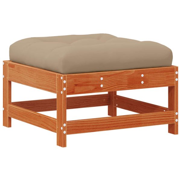 Комплект за почивка в градина 7 pcs Восъчен Кафяв