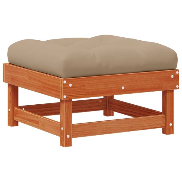 Комплект за почивка в градина 15 pcs Восъчен Кафяв