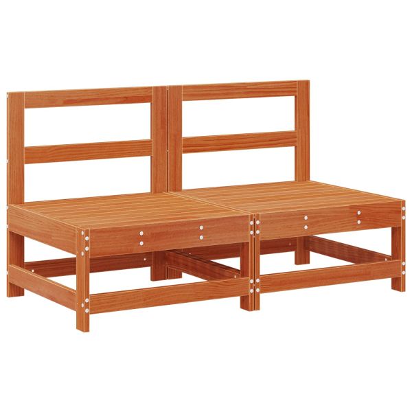 Комплект за почивка в градина 7 pcs Восъчен Кафяв