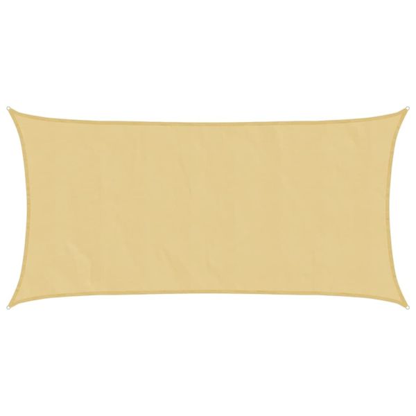Слънцезащитно платно пясъчно 3,5x2 м 100% полиестер Оксфорд