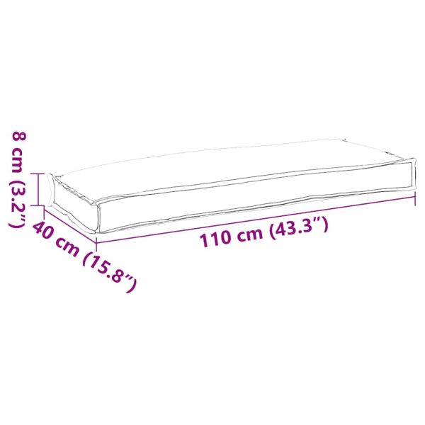 Възглавница Кралско синьо 110 x 40 x 8 см Оксфордска тъкан
