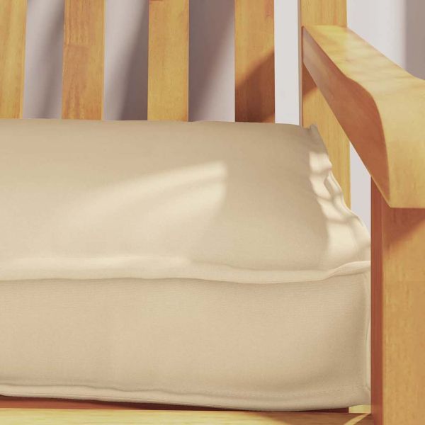 Комплект възглавници за палет 2 pcs Бежово 180 x 40 x 8 см