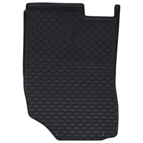 Автомобилен килим 4 pcs Черен Каучук