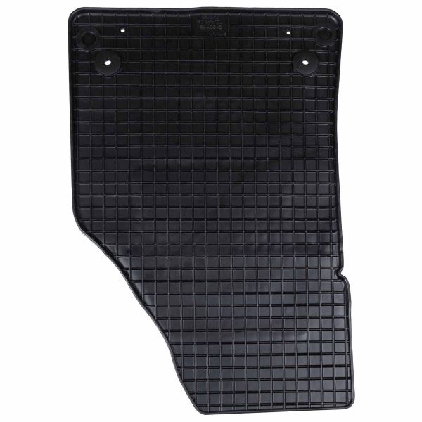 Автомобилен килим 4 pcs Черен Каучук