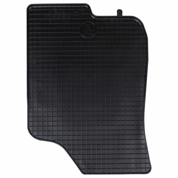 Автомобилен килим 4 pcs Черен Каучук
