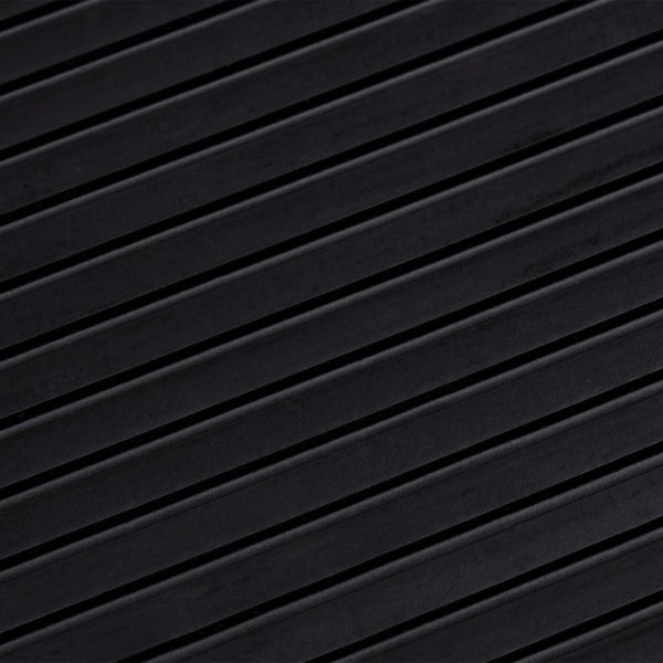 Автомобилен килим 4 pcs Черен Каучук